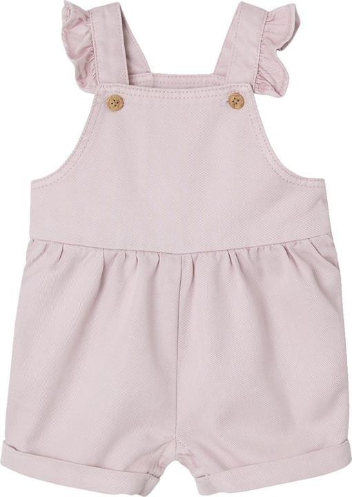 Produktbild Vertbaudet Kurze Baby Latzhose mit Volants, Lyocell/Baumwolle (68)