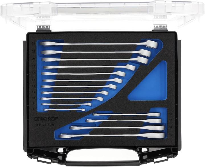 Produktbild Gedore 1101-7-7 R Ring-Maulschlüssel-Satz, in i-BOXX 72 (19 mm, 6 mm, 12 mm, 14 mm, 10  mm, 17 mm, 11 mm, 8 mm, 13 mm)