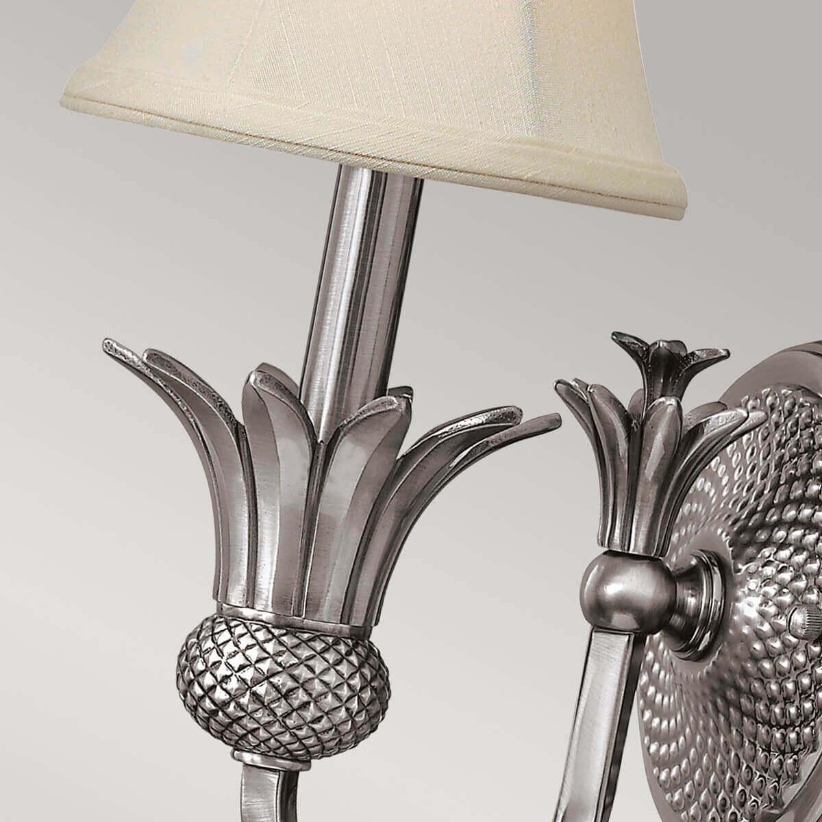 Thumbnail - Elstead Lighting, Wandleuchte + Deckenleuchte, Plantation Wandleuchte E14 Poliertes antikes Nickel (E14)