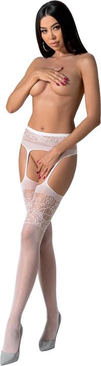 Produktbild Passion S029 Medias Con Liguero Blanco Talla Unica (One Size, Einzelpack)