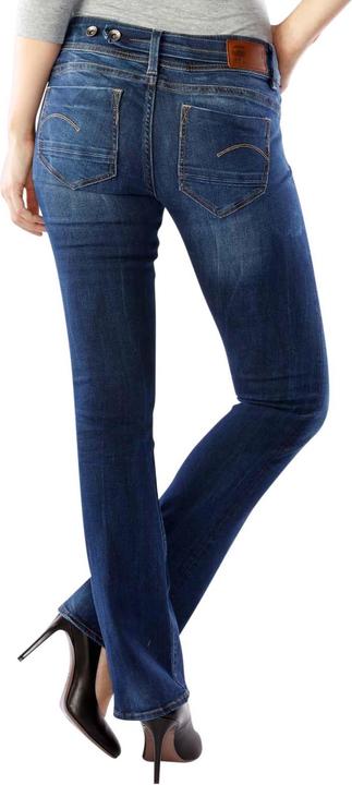 Produktbild G-Star Midge Saddle Mid Bootleg Jeans neutro dk aged (34)