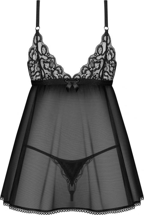 Produktbild Obsessive Blomentis babydoll i stringi XL/2XL (XXL)