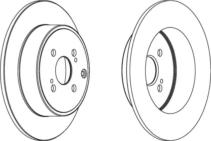 Actual product image Ferodo Brake disc DDF1421C