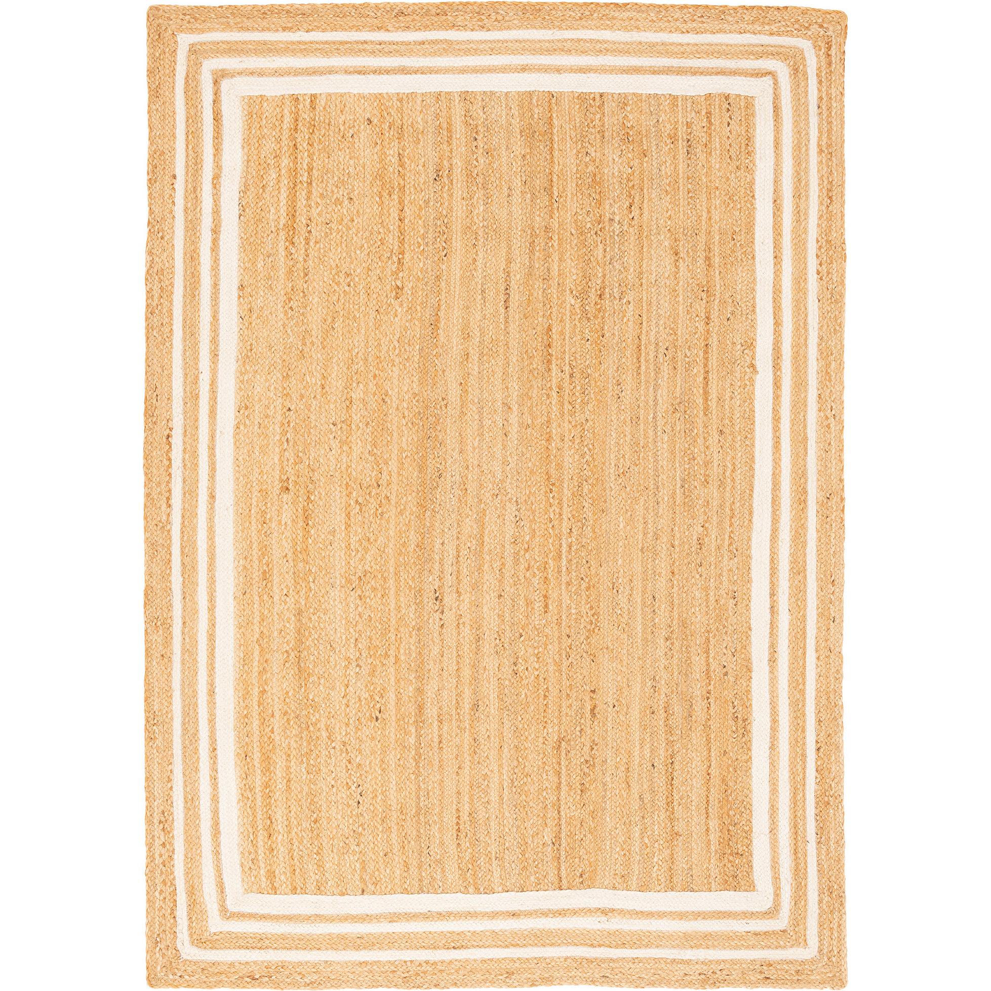 Pergamon, Teppich, Naturfaser Teppich Jute Salsa Bordüre (80 x 150 cm)