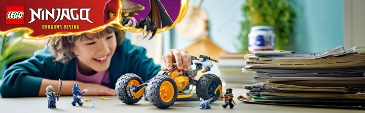 Produktbild LEGO Arins Ninja-Geländebuggy (71811, LEGO Ninjago)