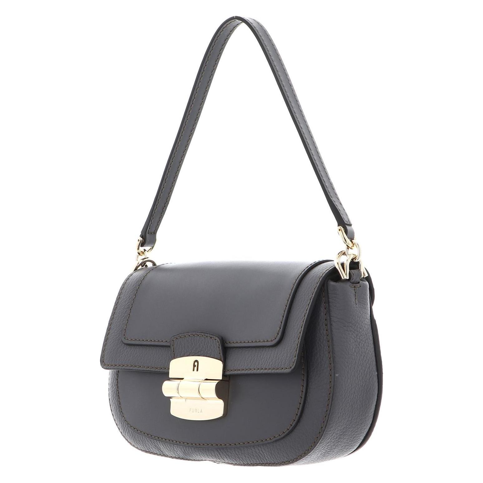 Furla, Damen, Handtasche, Club 2 Crossbody Bag, Grau