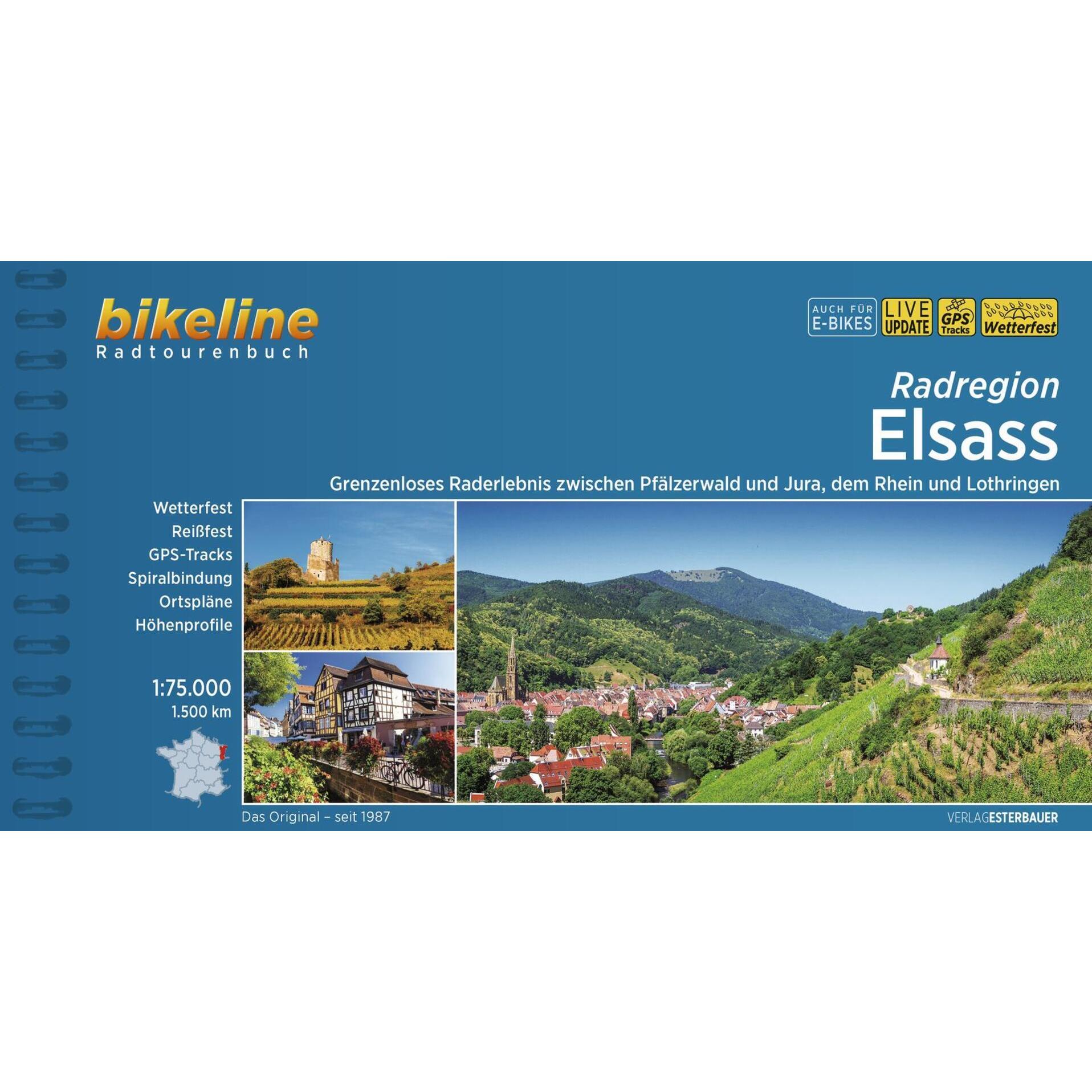 Radregion Elsass, Ratgeber von Esterbauer Verlag