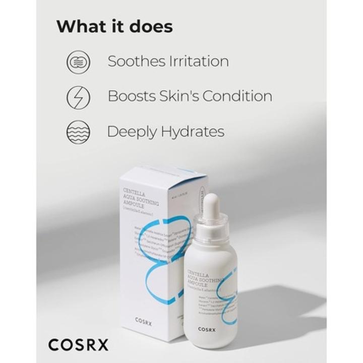 Produktbild Cosrx Hydrium Centella Aqua Soothing Ampoule nawilżająca ampułka do cery wrażliwej 40ml (40 ml, Gesichtsampulle)