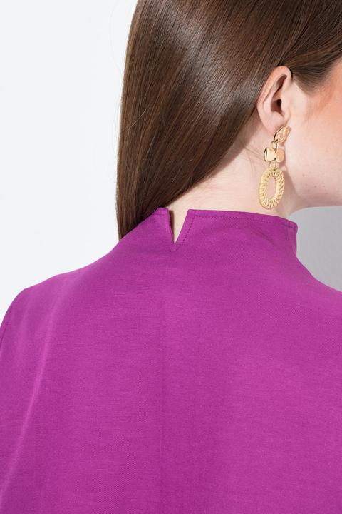 Produktbild Ulla Popken Bluse, Oxford-Gewebe, Kelchkragen, Langarm (62)