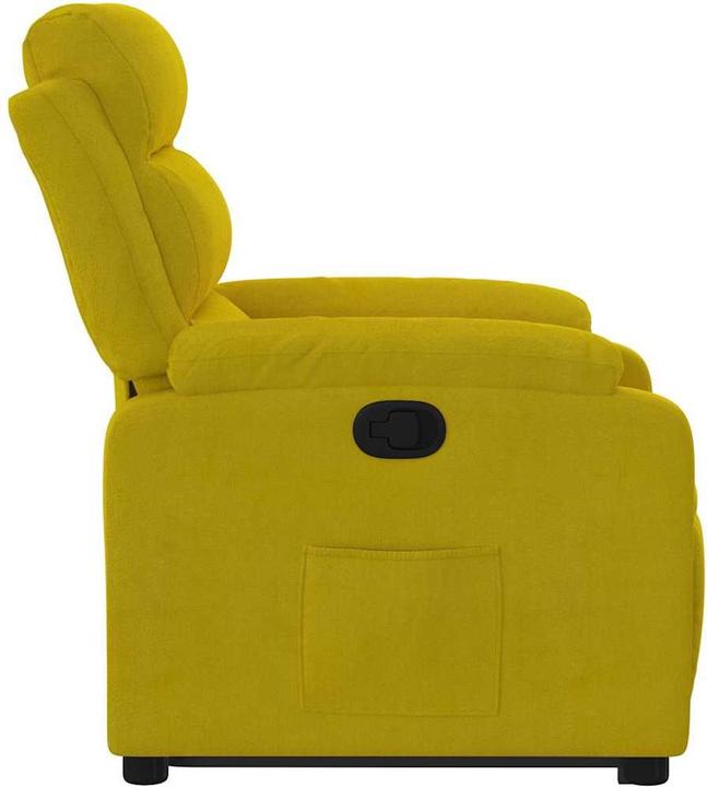 Immagine prodotto VidaXL Poltrona reclinabile Poltrona ausiliaria Stand-up Poltrona TV Poltrona reclinabile in velluto giallo