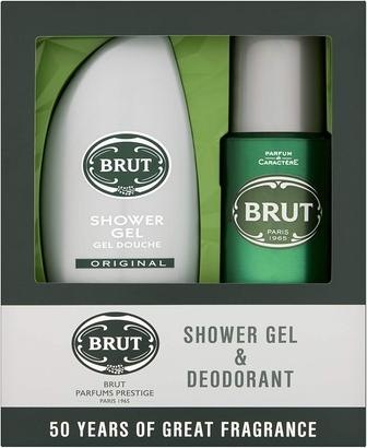 Actual product image Brut Deodorant Spray and Shower Gel Gift Set 200ml Original (4500 ml)