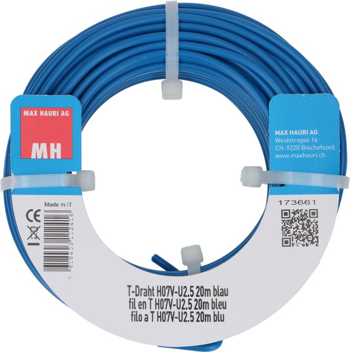 Image du produit Max Hauri Fil en T H07V-U2.5 (20 m)
