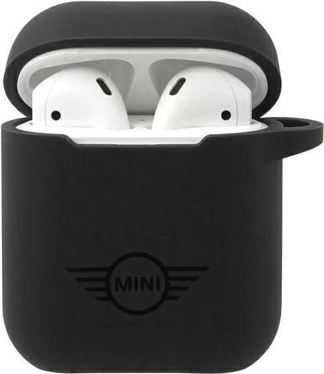 Image du produit Mini MIACA2SLTBK Coque AirPods czarny/black étui rigide Silicone Collection (Manchon pour casque d'écoute)