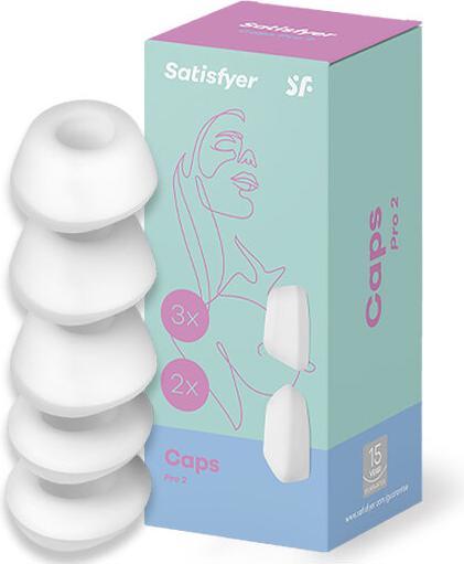 Actual product image Satisfyer Per 2 replacement attachments