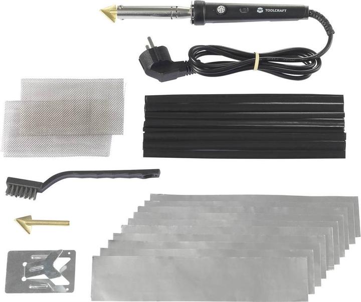Actual product image Toolcraft SIP-220 Plastic repair set 230 V 80 W 200 - 480 °C incl. soldering kit