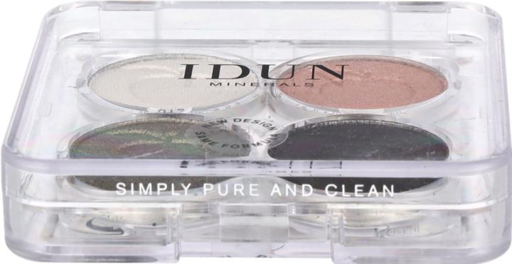Produktbild IDUN Minerals Palette Eyeshadow Vitsippa (Grün, Pink, Schwarz, Weiss)