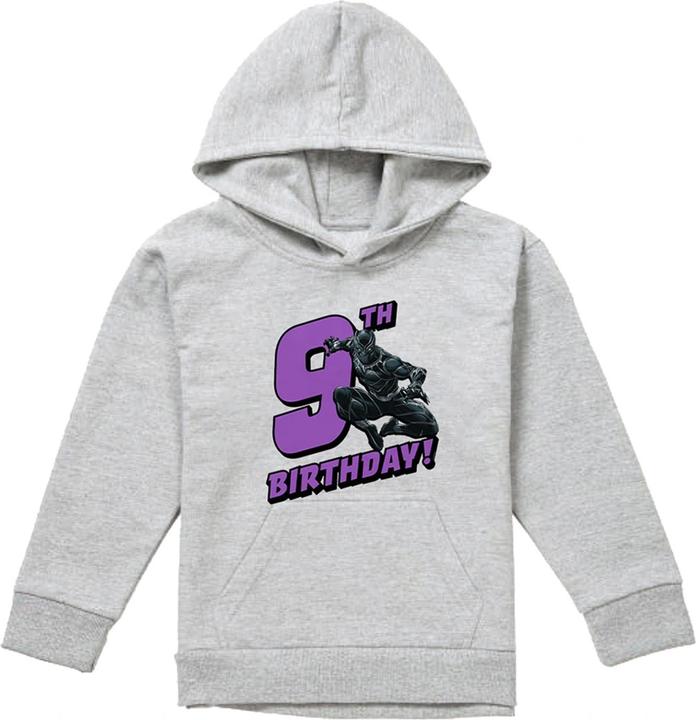 Produktbild Kapuzenpullover Zum Überziehen meliert 9 Geburtstag (128)