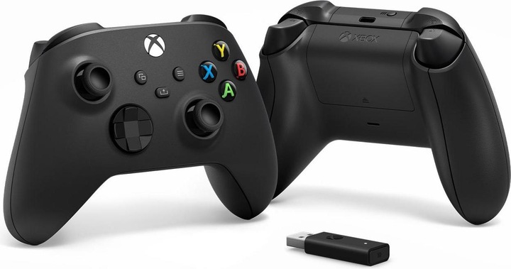 Actual product image Microsoft Xbox Wireless Controller + Wireless Adapter for Windows 10 (Xbox One X, Xbox Series X, PC, Xbox One S, Xbox Series S)
