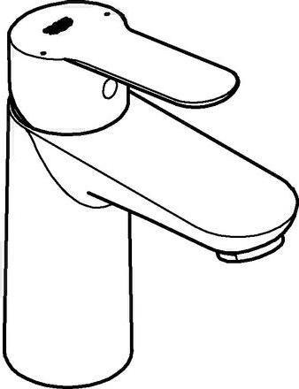 Actual product image Grohe Einhand-Waschtischbatterie BAUEDGE