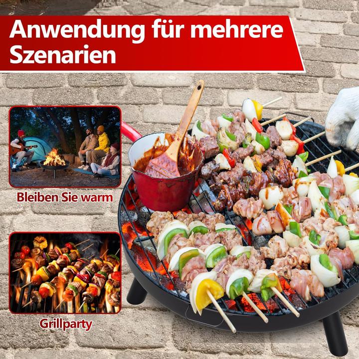 Immagine prodotto Swanew Grosse Feuerschale mit Griffen (82,5 cm)