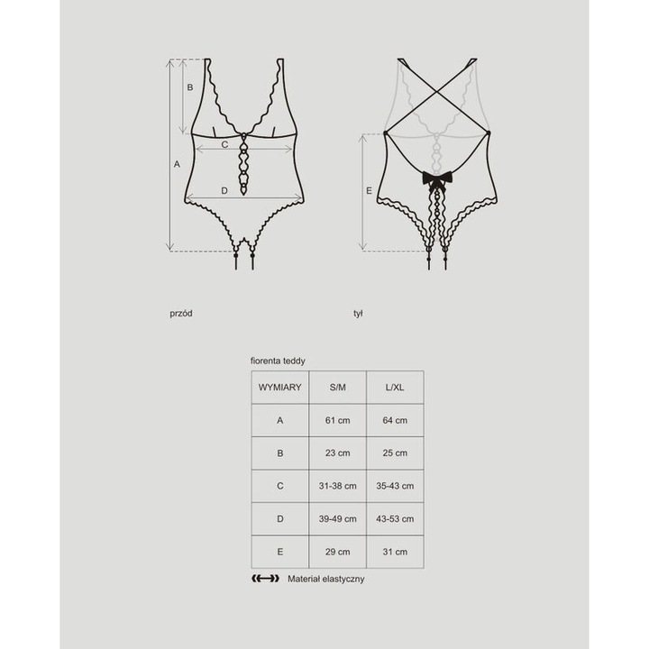 Actual product image Obsessive Fiorenta (L, XL)