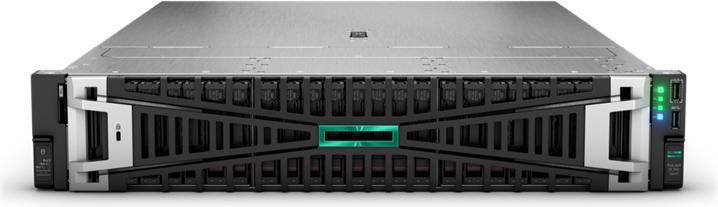 Actual product image HPE E ProLiant DL345 Gen11 16 Core, RDIMM 1R 4800 MT/s, 8xSFF, 1xPS, MR40 (Amd Epyc 9124, Rack Server)