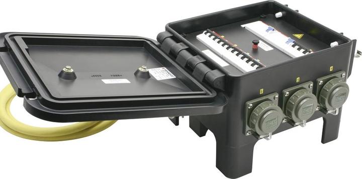 Actual product image Mennekes Six-way distributor THW version 230 V/400 V, 32 A (6x, CEE 7/3)