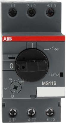 Image du produit ABB Disjoncteur-moteur MS116 - 4,0