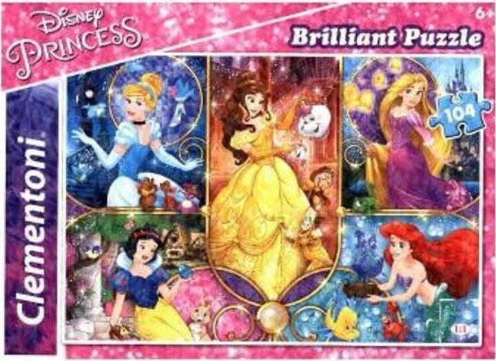 Produktbild Clementoni Brilliant Disney Prinzessin (104 Teile)