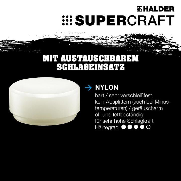 Actual product image Halder Nylon hammer (450 g)