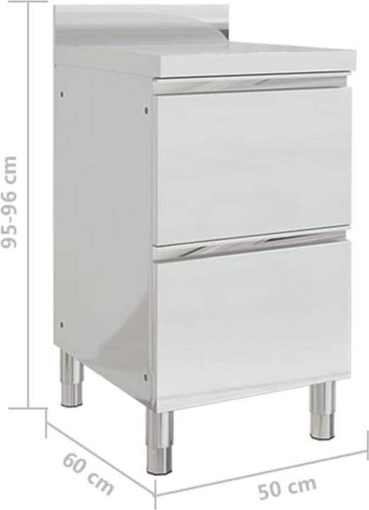 Immagine prodotto vidaXL Gastro-Küchenschrank