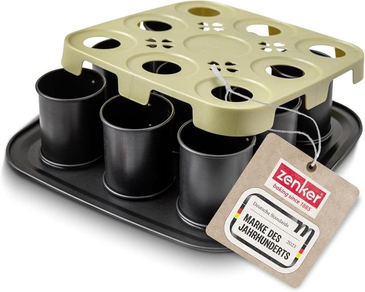 Produktbild Zenker Bake & Go Serie 9er-Törtchenblech mit Transportdeckel