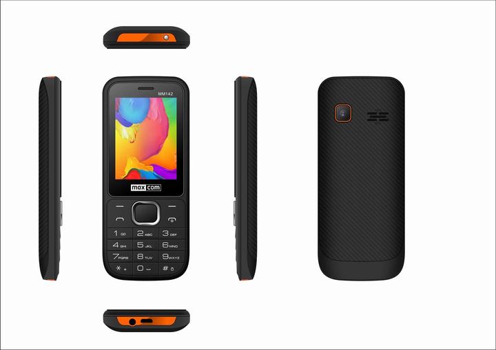 Actual product image Maxcom MM142 Dual SIM Mobile Phone Black (2.40", 0.30 Mpx, 2G)