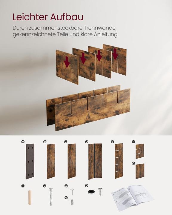 Image du produit Vasagle Schuhbank (105 x 30 x 48 cm)