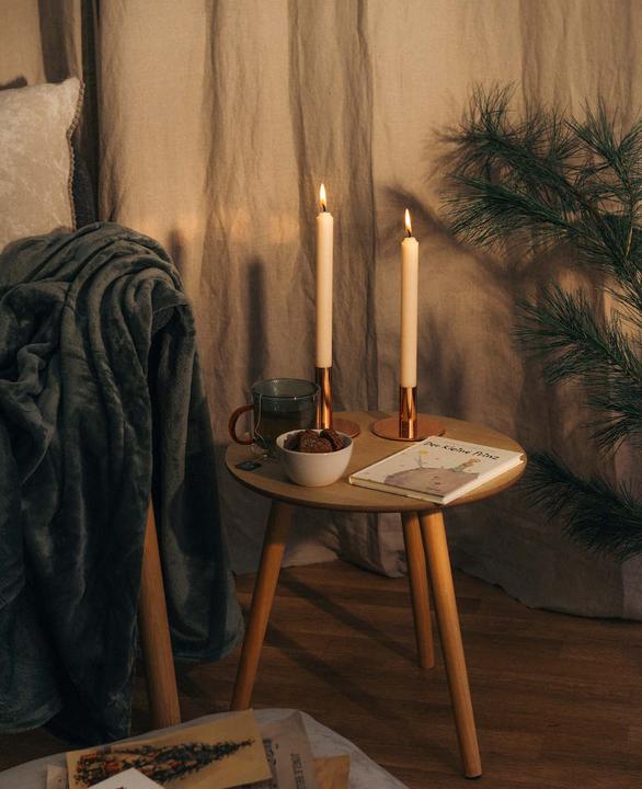 Immagine prodotto Esmée Portacandele per candele a colonna in rosé, H 6,5 cm x Ø 10 cm