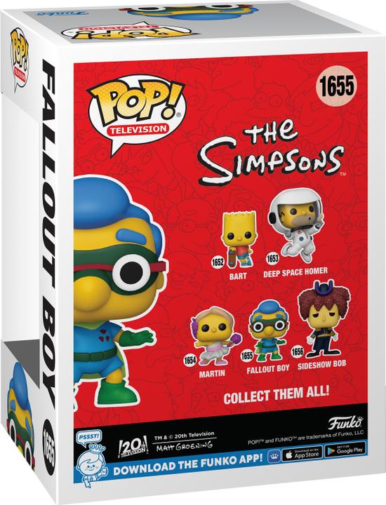 Actual product image Funko Simpsons Pop! Animation Vinyl Figur Milhouse 9 cm