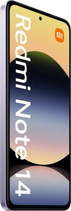 Actual product image Xiaomi Redmi Note 14 (128 GB, Mist Purple, 6.67", Hybrid Dual SIM, 4G)