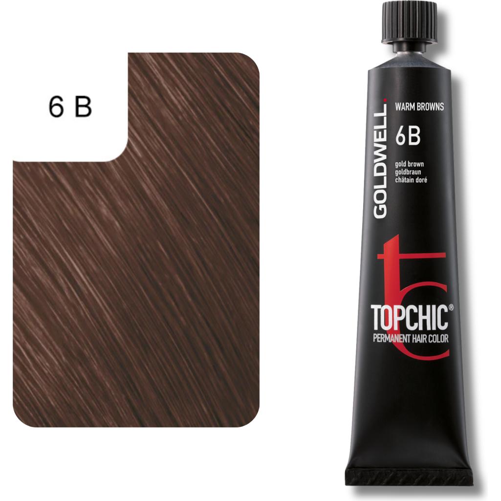 Thumbnail - Goldwell, Haarfarbe, Topchic (6B Goldbraun)