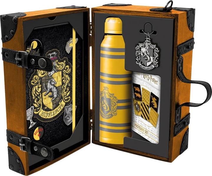 Actual product image Premium Hufflepuff Crest Gift Set (Gift bag, 6 x)