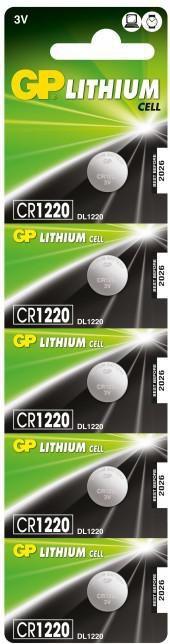 Actual product image GP Batteries Lithium Cell (1 pcs., CR1220, 36 mAh)