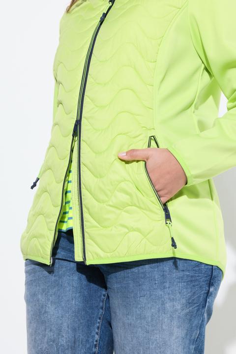 Actual product image Laurasøn Quilted Jacket With Stand-Up Collar And Zipper (56)