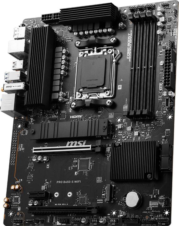 Productafbeelding MSI PRO B650-S WIFI (AM5, AMD B650, ATX)
