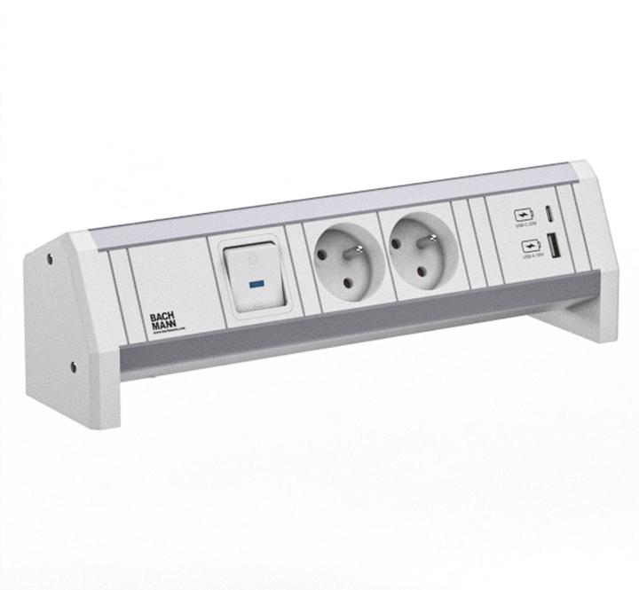 Actual product image Bachmann BACH socket strip (2 x, CEE 7/3, CEE 7/5)