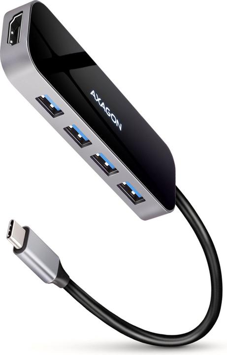 Actual product image Axagon HMC-6H4A (USB-C, 6 ports)