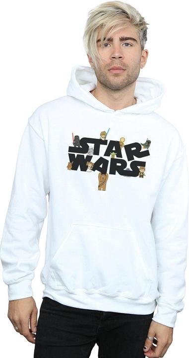 Immagine prodotto Star Wars Kiddie Logo Felpa con Cappuccio Uomo (XXL)