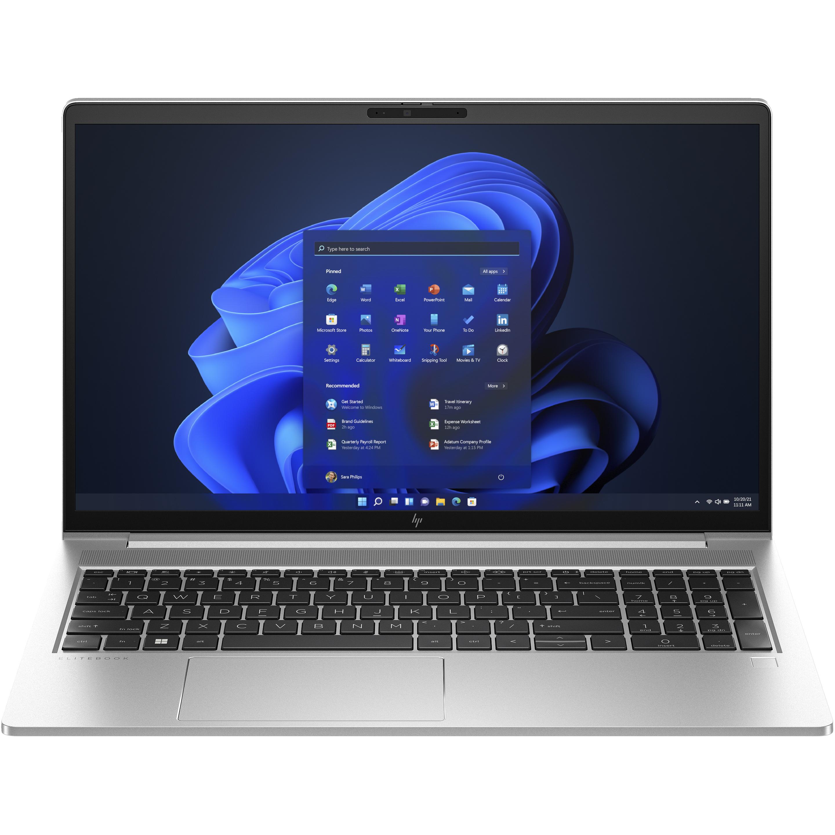 HP EB655G10 R5-7530U 15 8GB/256 PC AMD R (15.60", AMD Ryzen 5 7530U, 8 GB, 256 GB, DE), Notebook, Silber