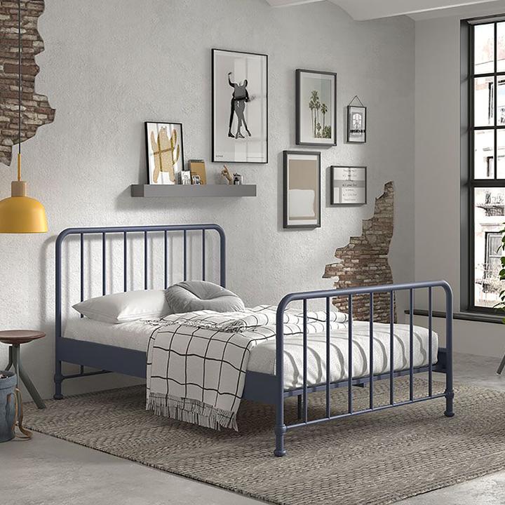 Produktbild Vipack Bronxx Bett Blue Denim Matte 140X200Cm (140 x 200 cm)