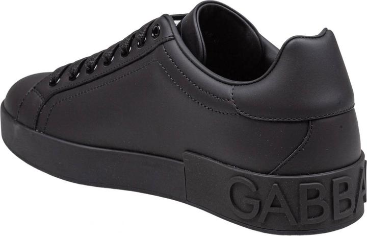 Produktbild Dolce & Gabbana portofino sneakers in black calfskin (42)