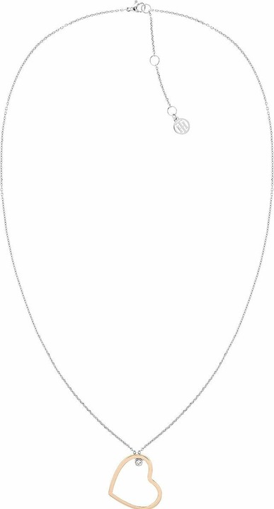 Tommy Hilfiger SluÅ¡ivÃ½ bicolor nÃ¡hrdelnÃ­k se srdÃ­Äkem Minimal Hearts 2780759 (Edelstahl)
