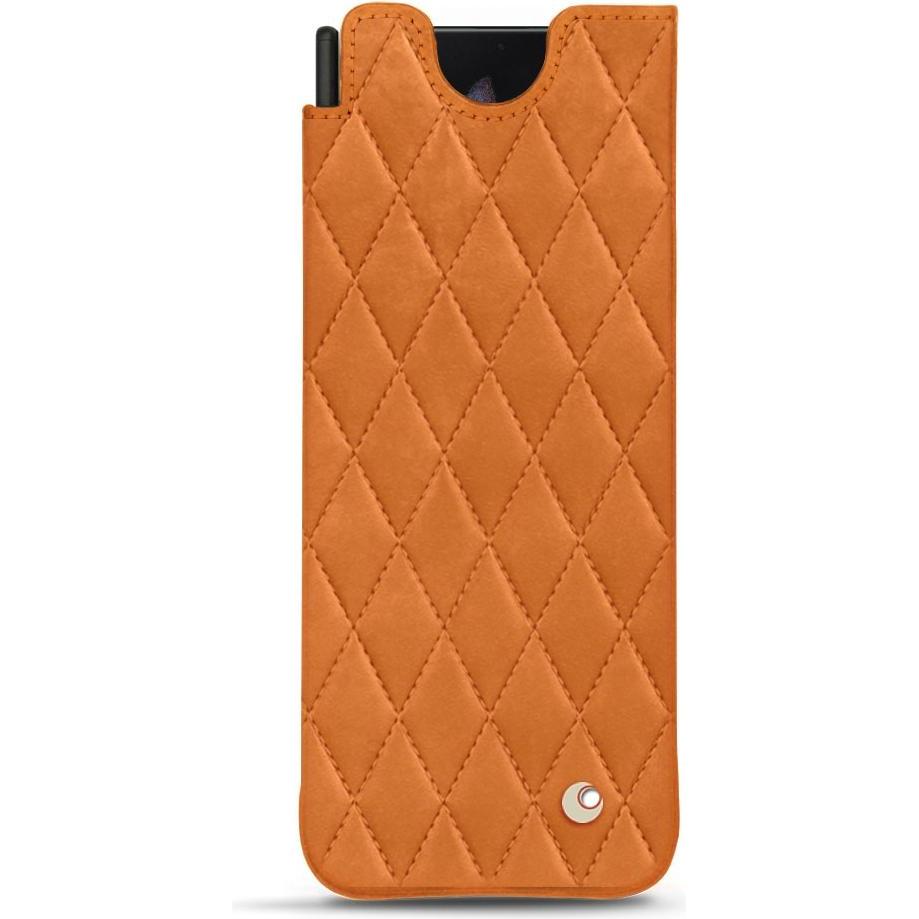 Noreve Lederschutzhülle (Samsung Galaxy Z Fold3), Smartphone Hülle, Orange